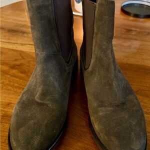 Women’s Dark Olive Chelsea Boots